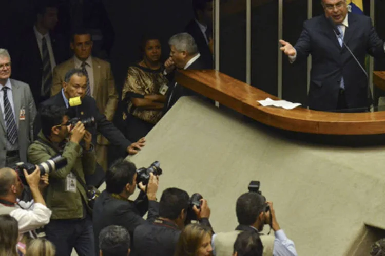 
	Andr&eacute; Vargas: mensagens de celular interceptadas pela Pol&iacute;cia Federal mostram que Vargas cobrou do doleiro Alberto Yousseff falta de pagamentos a &quot;consultores&quot;
 (José Cruz/Agência Brasil)