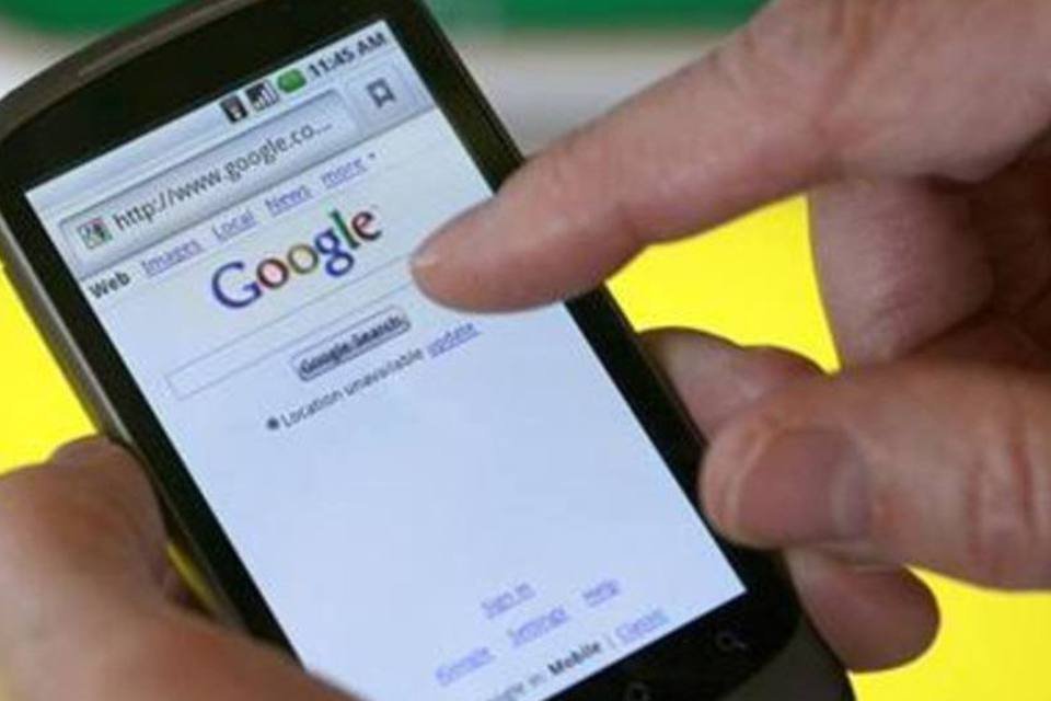 Número de buscas no Google conduzidas com celulares quintuplicou em dois anos. (.)