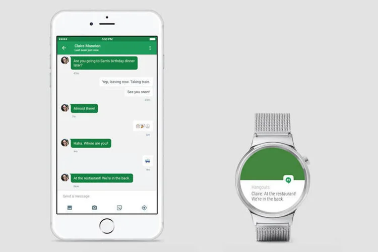 iPhone com Android: relógios inteligentes com sistema do Google serão compatíveis com iPhones (Divulgação/Google)