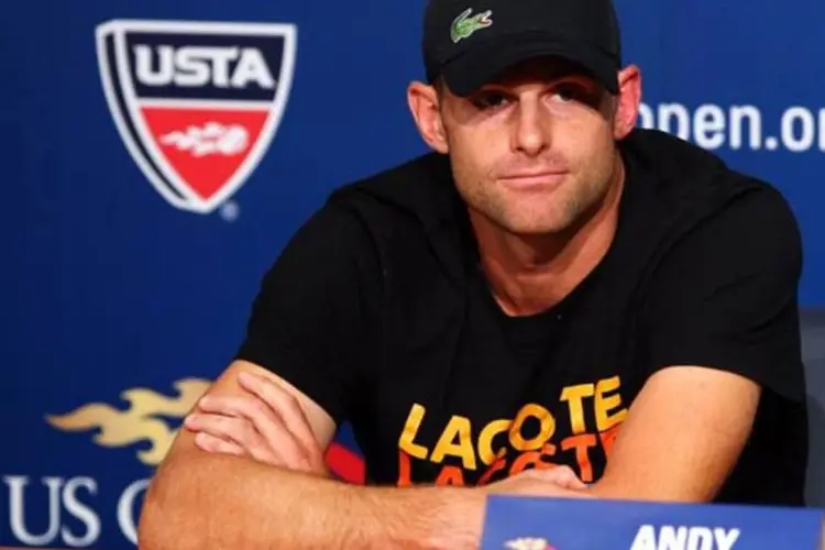 
	Tenista Andy Roddick: em outros jogos do dia, o s&eacute;rvio Novak Djokovic conheceu o seu advers&aacute;rio na terceira rodada.
 (Getty Images)