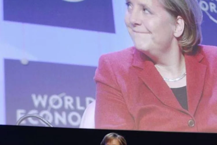 Angela Merkel partcipa do Fórum Econômico Mundial (Yoshiko Kusano/World Economic Forum)
