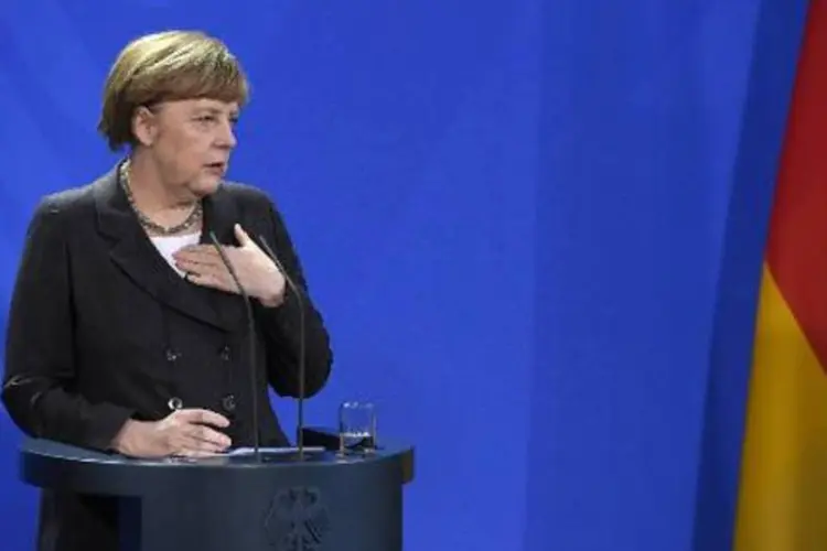 
	Angela Merkel: computador da chanceler alem&atilde; foi v&iacute;tima de ataque virtual
 (Tobias Schwarz/AFP)