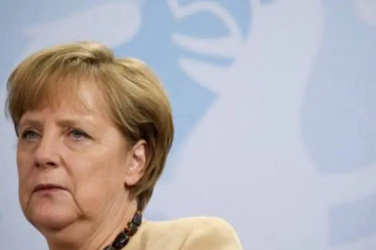 Angela Merkel: 'a Grécia precisa de um plano de ajuda a muito, muito curto prazo'
 (Odd Andersen/AFP)