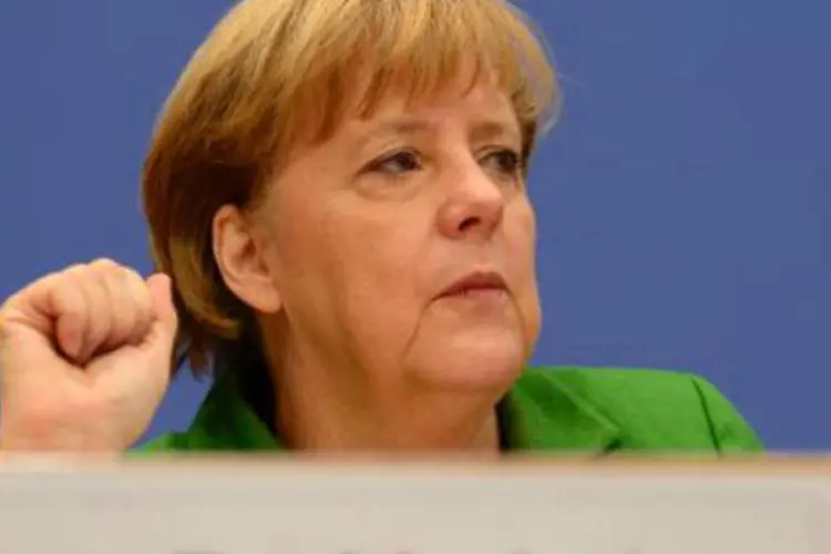 
	Angela Merkel: &quot;n&atilde;o podemos tolerar isso&quot;
 (AFP)