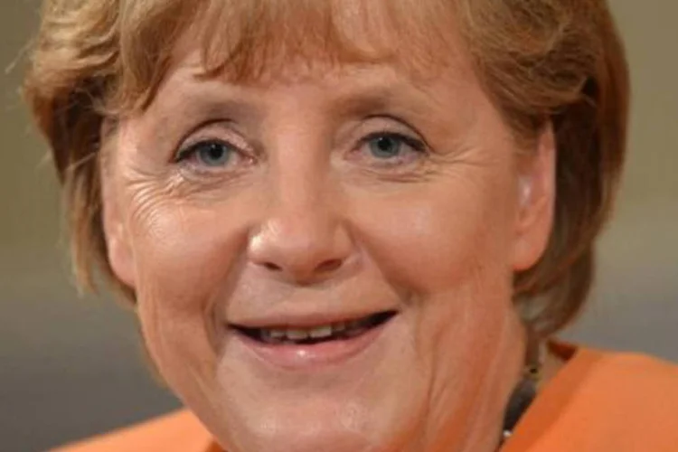 A chanceler alemã Angela Merkel: em termos de popularidade, a dirigente conservadora, reeleita chanceler no fim de 2009, soma 66% de opiniões favoráveis (©AFP / Gabriel Bouys)