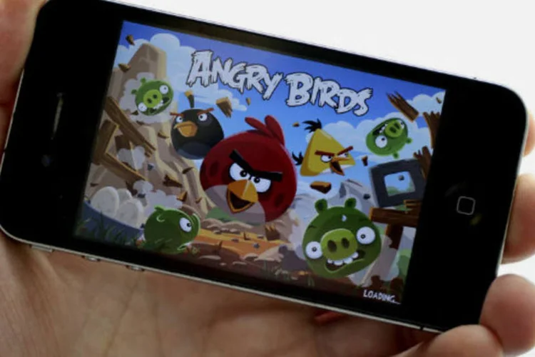 Angry Birds: a empresa Rovio, fabricante dos jogos, reiterou seus objetivos de longo prazo com uma margem de lucro de 30 por cento e a receita de jogos crescendo mais rápido que o mercado ocidental (Chris Ratcliffe/Bloomberg)
