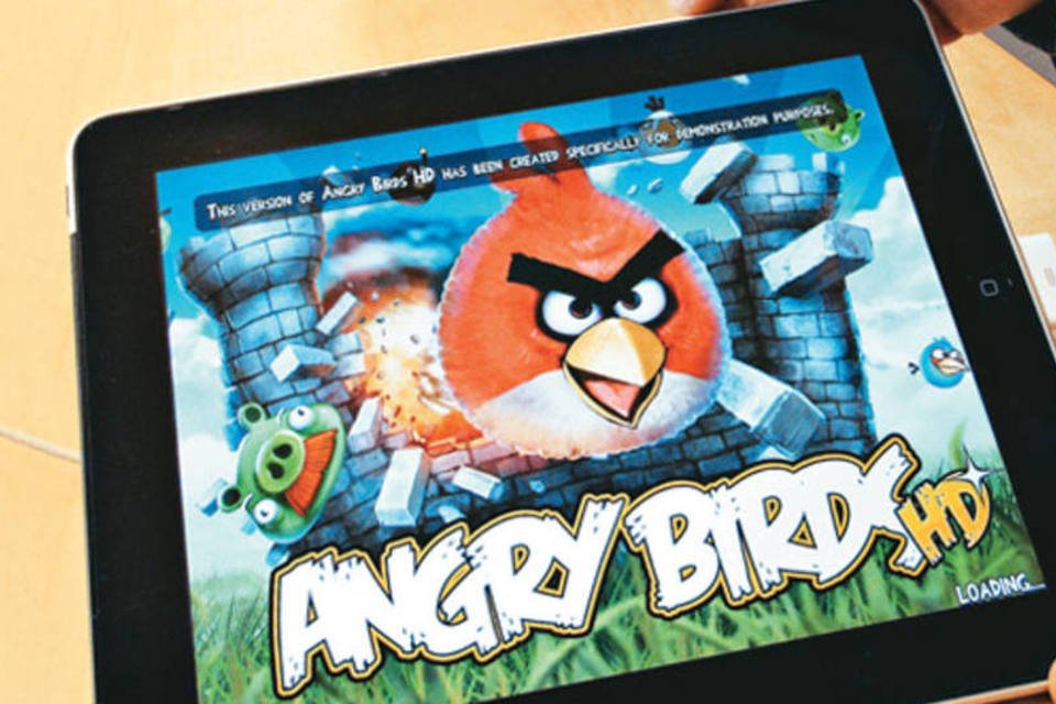 O Angry Birds, da finlandesa Rovio:  a empresa agora negocia seus primeiros projetos no Brasil (Exevine/LatinStock)