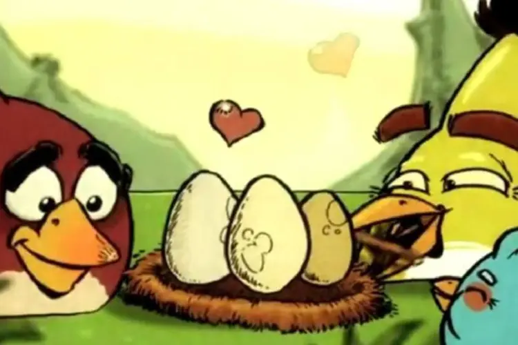 
	Angry Birds: Rovio expandiu a marca Angry Bird para uma s&eacute;rie animada de TV, brinquedos e roupas
 (Reprodução)