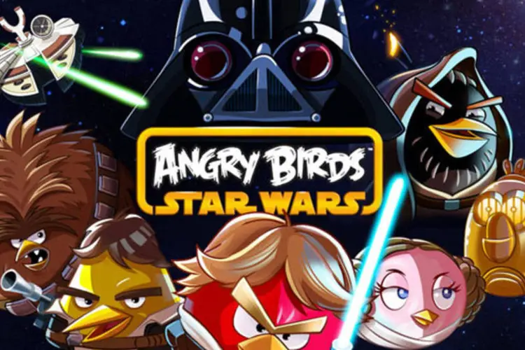 Parceria entre Lucasfilm, de George Lucas, e Rovio rende versão "Guerra nas Estrelas" do consagrado Angry Birds (LucasFilm/Divulgação)