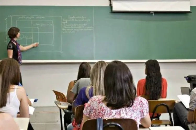 
	Sala de aula: Estado de S&atilde;o Paulo concentra a maioria dos cursos com conceito Cinco, 34 deles
 (Divulgação)