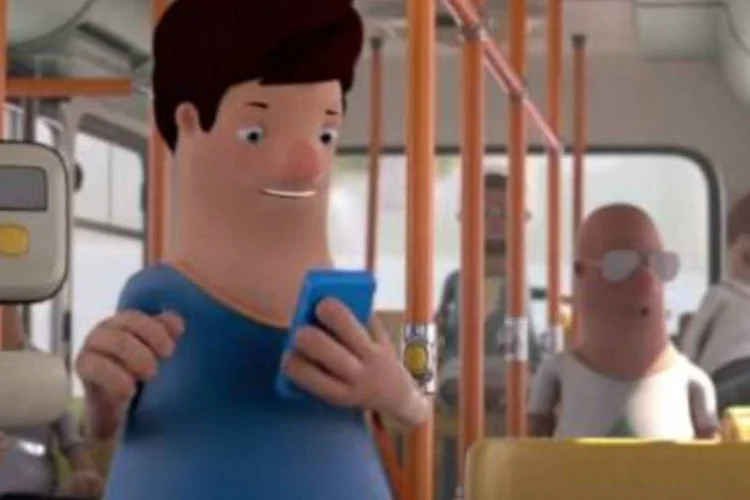 Animação do Itaú: campanha traz mote "tenha uma agência Itaú no seu celular" (Reprodução/YouTube/Itaú)