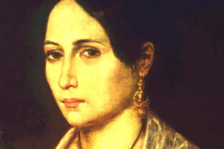 Ana Maria de Jesus Ribeiro, que ficou famosa como Anita Garibaldi, nasceu em 1821 no município catarinense de Laguna (Wikimedia Commons)
