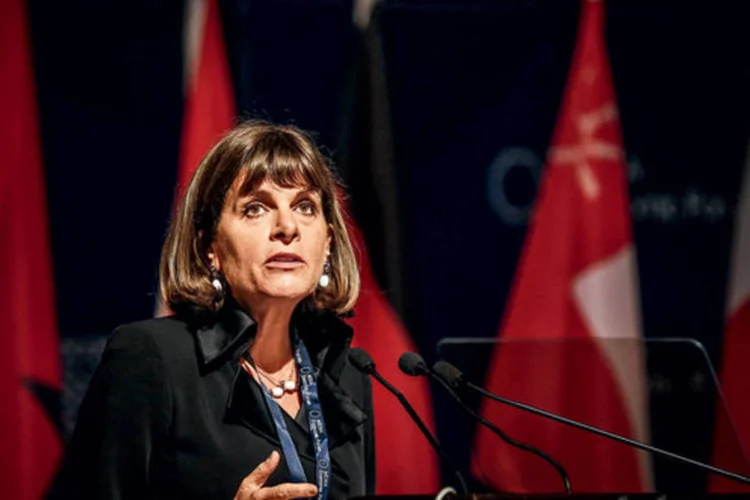 Anne Lauvergeon, líder da comissão de inovação de François Hollande: contra cotas ( Karim Sahib / AFP)