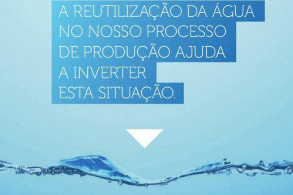 Braskem cria anúncio invertido que "muda" o nível da água