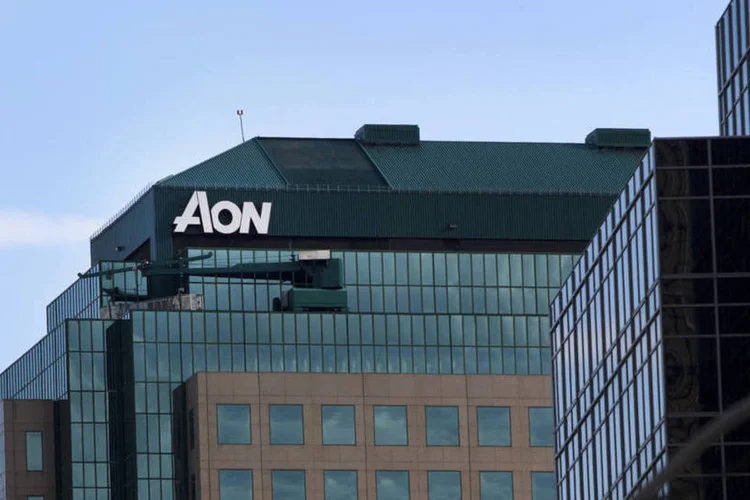 Aon: plano é um meio de escapar da pressão sobre as margens do setor nos mercados de seguros massificados (Brent Lewin/Bloomberg)