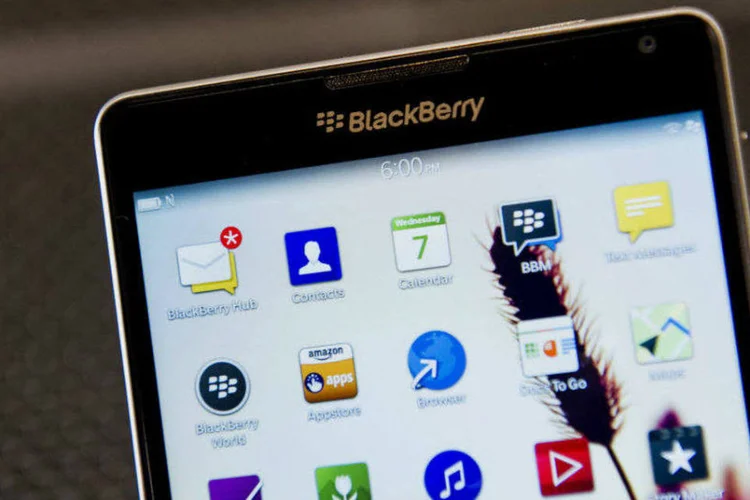 Aparelho BlackBerry: parceria visa administrar aparelhos equipados com Android for Work, do Google (David Paul Morris/Bloomberg)