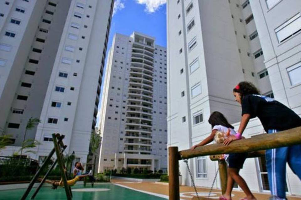 Prédio residencial em São Paulo: apesar da pandemia, inadimplência apresentou queda (Fabiano Accorsi/Exame)
