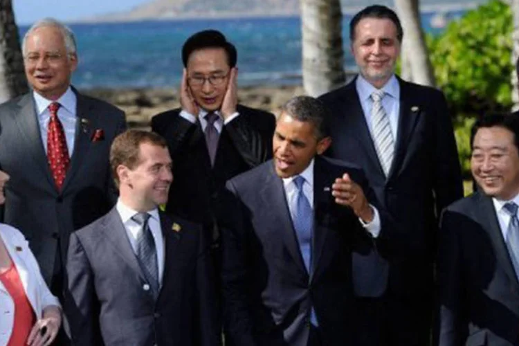No último fim de semana, Obama esteve no Havaí, mas dessa vez por motivos de trabalho, para ser o anfitrião da cúpula de líderes dos 21 países que integram a Apec (Kevork Djansezian/Getty Images/AFP)