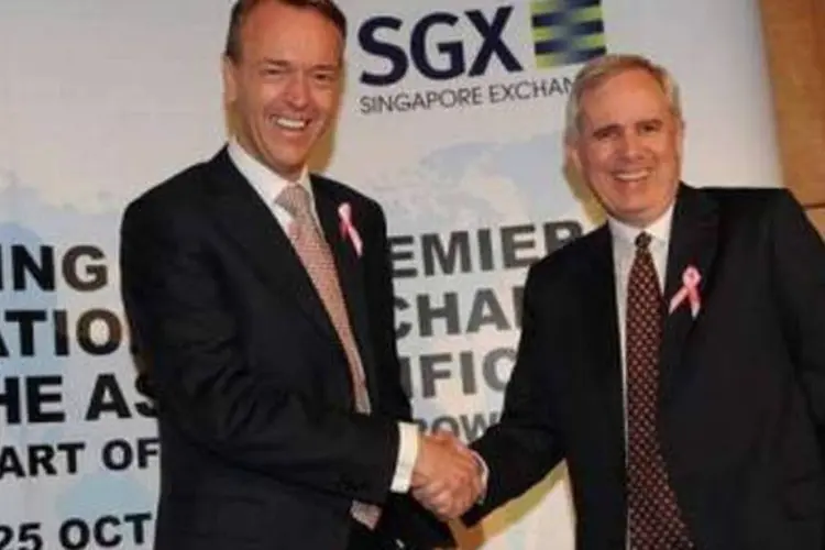 A Bolsa de Cingapura ofereceu US$ 8,2 bilhões pela Bolsa de Sidney (Torsten Blackwood/AFP)
