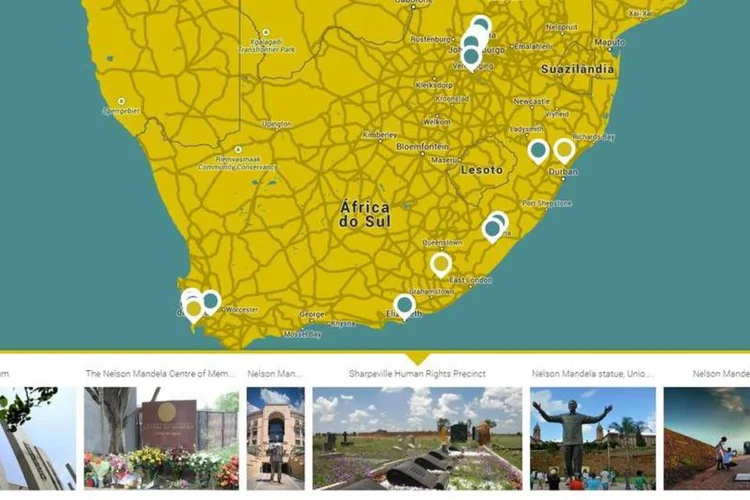 As prisões por onde ele esteve por 27 anos, estátuas, espaços dedicados a sua memória, a fazenda de Liliesleaf e o quartel da guerrilha que Mandela liderou, são alguns dos pontos turísticos (Divulgação)