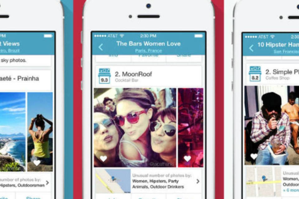 Aplicativo usa Instagram para criar guias visuais de viagem