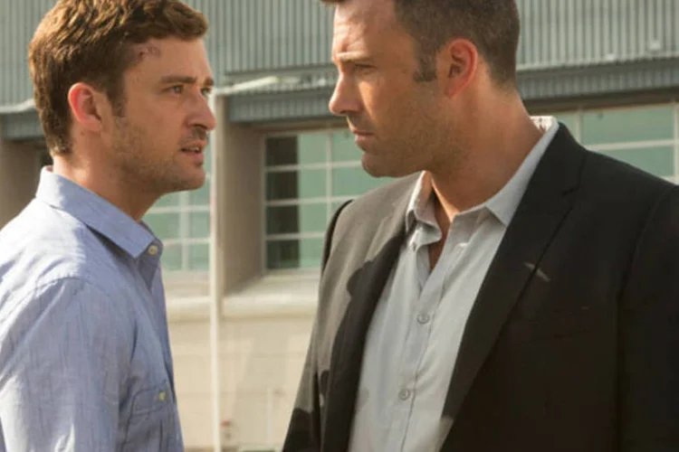 
	Trecho do filme &ldquo;Aposta M&aacute;xima&rdquo;: filme traz nomes como Ben Affleck e Justin Timberlake
 (Divulgação)