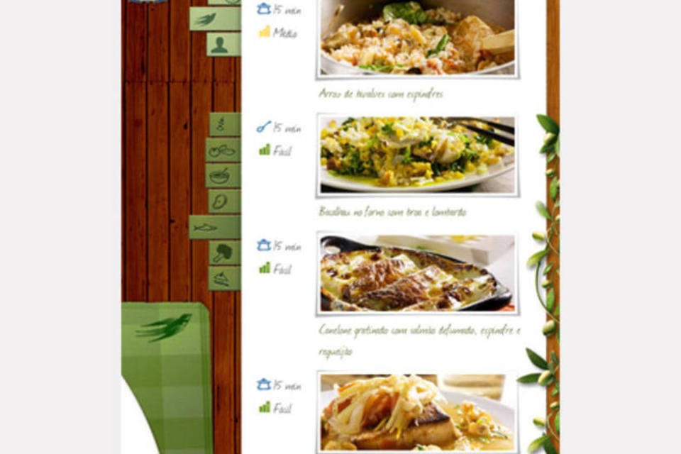 Andorinha lança app de receitas para tablets e smartphones