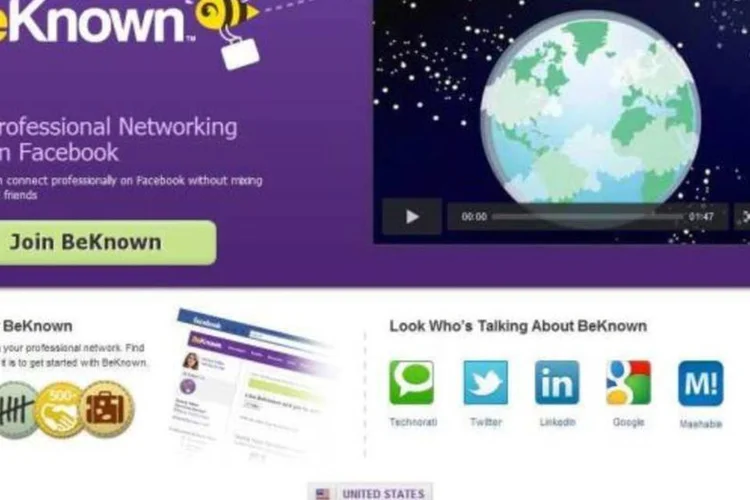 Aplicativo do site Monster.com exibe empregos com base na experiência de trabalho do usuário e na sua rede de conexões pessoais (Divulgação)