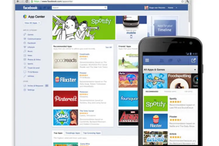 Facebook lançará nas próximas semanas a sua própria loja de aplicativos, a App Center (Facebook)