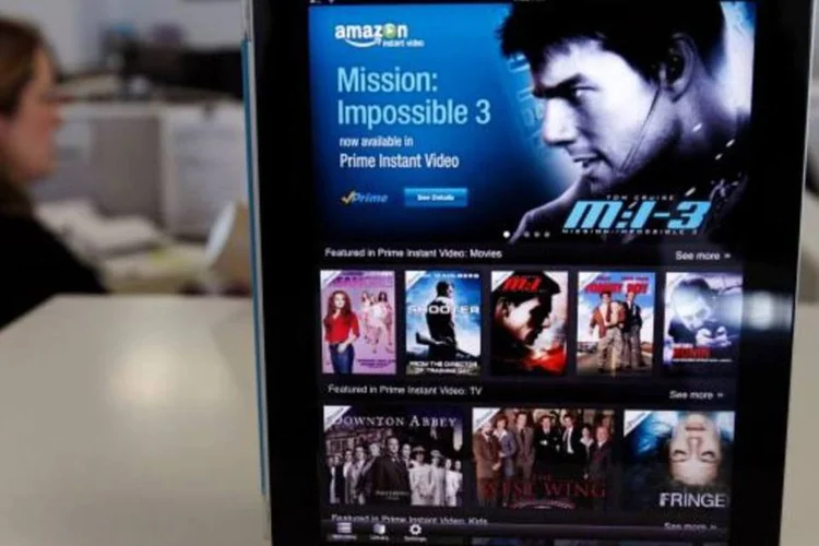 Aplicativo de vídeo da Amazon funcionando no iPad, da Apple (Sam Mircovich/Reuters)