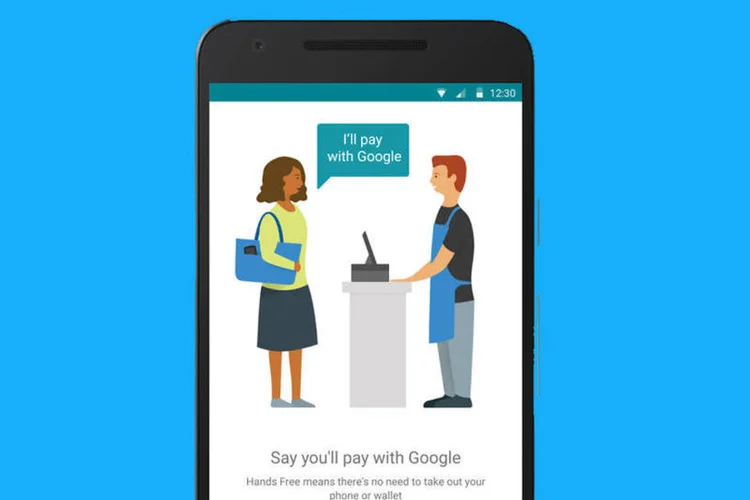 Hands Free: app do Google não requer que você tire o smartphone do bolso para pagar compras (Divulgação/Google)
