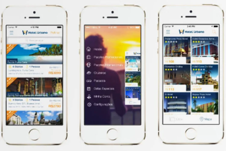 App do Hotel Urbano: aplicativo brasileiro auxilia viajante a trabalho ou a passeio que por qualquer motivo precise efetuar uma reserva de última hora (Divulgação)
