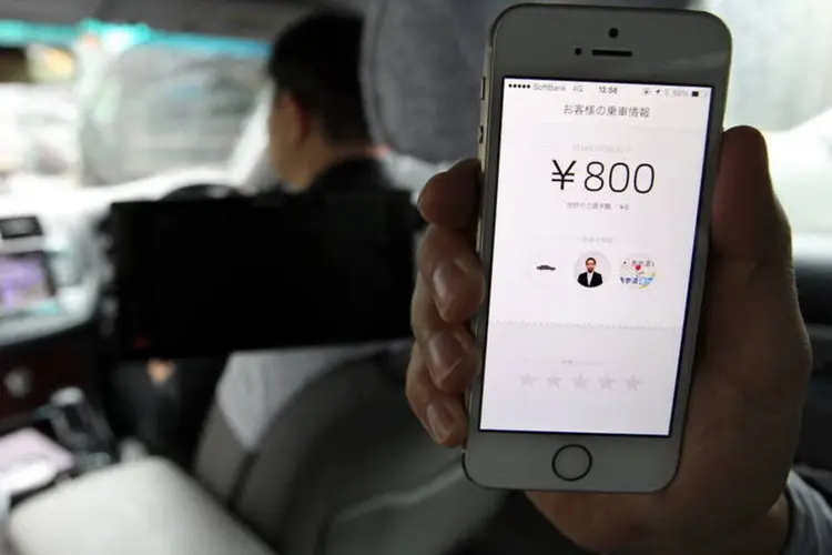 
	Aplicativo Uber: Baidu comprar&aacute; uma fatia no operador de aplicativo de t&aacute;xi
 (Junko Kimura-Matsumoto/Bloomberg)