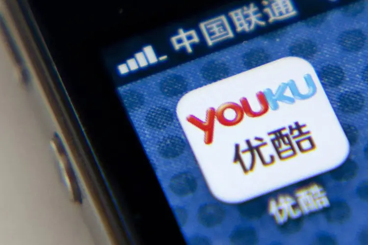 Aplicativo do Youku, o site de streaming de vídeo mais popular da China (Nelson Ching/Bloomberg)