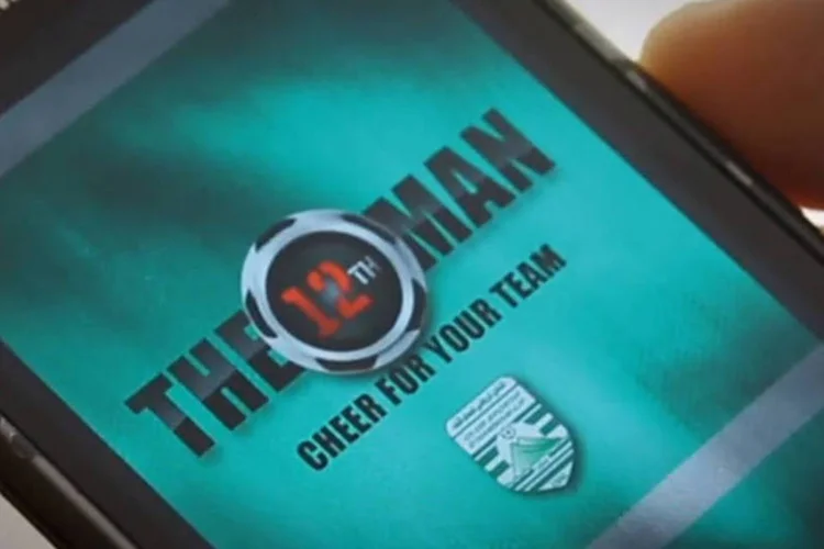Mobilizing The 12th Man: graças ao aplicativo, o estádio com capacidade para 12 mil pessoas conseguiu reunir mais de 93 mil torcedores (Reprodução)