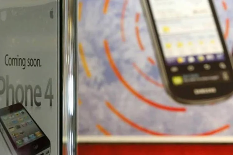 Apple e Android atualmente lideram mercado de criadores de software (George Frey/Getty Images)