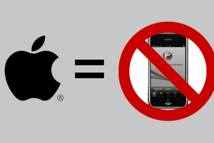 A Apple excluiu, da App Store, o aplicativo considerado preconceituoso (Reprodução)
