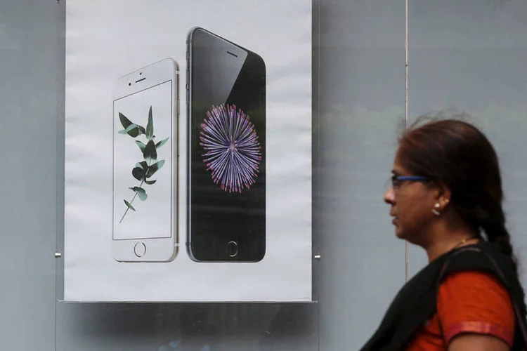 
	Apple na &Iacute;ndia: a ministra do Com&eacute;rcio e Ind&uacute;stria, Nirmala Sitharaman, disse que discutiria o assunto com o Minist&eacute;rio das Finan&ccedil;as
 (Shailesh Andrade / Reuters)