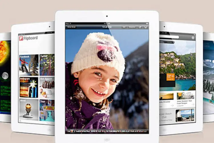 O novo iPad terá tela de maior resolução que a do iPad 2, que poderá continuar à venda com preço menor (Reprodução)