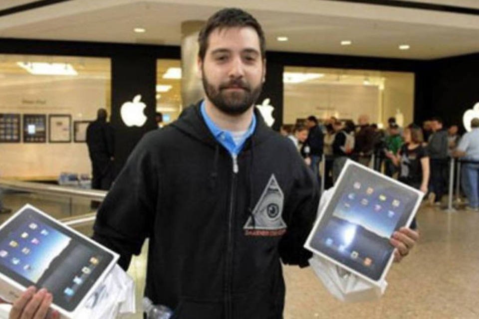 Apple anuncia venda de 3 milhões de iPads em 80 dias