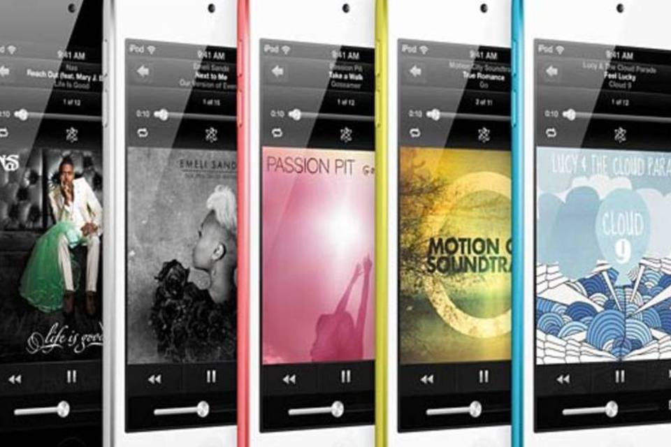 O próximo iPhone poderá ser oferecido em diversas cores, como acontece com o iPod touch (Divulgação)