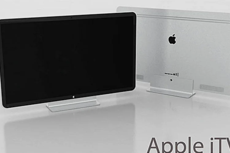 Desenho mostrando como poderá ser o televisor iTV, da Apple (Guilherme Schasiepen)