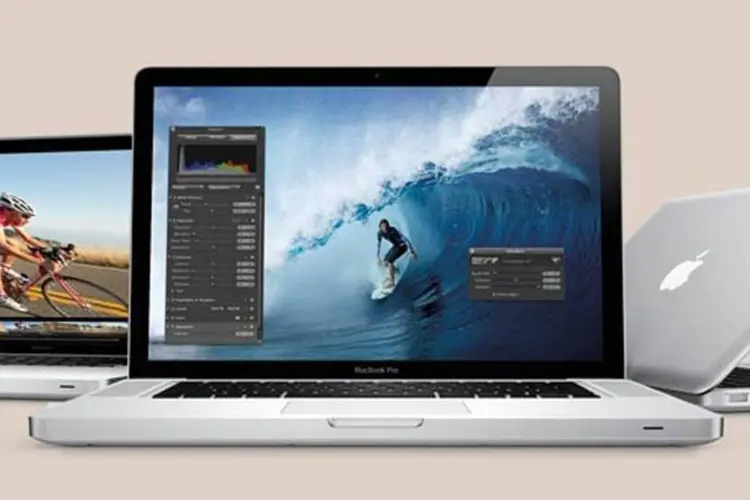 Laptops MacBook Pro: cerca de 600 mil máquinas com sistema Mac OS X foram afetadas pelo Trojan em Abril (Divulgação)