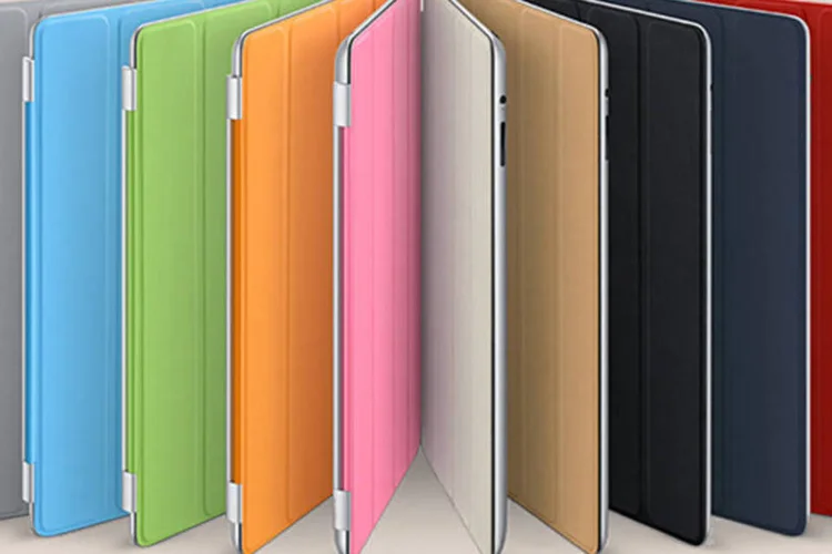 As capas Smart Cover, criadas pela Apple para o iPad 2, devem trazer receita e lucros significativos para a empresa (Reprodução)