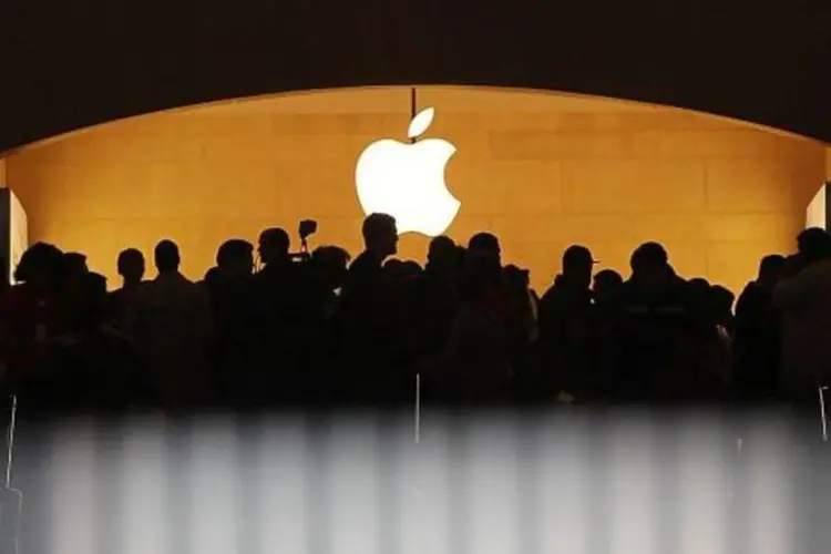 Loja da Apple: empresa seria capaz de pagar toda a dívida grega -e sobrar um troco (Spencer Platt/Getty Images)