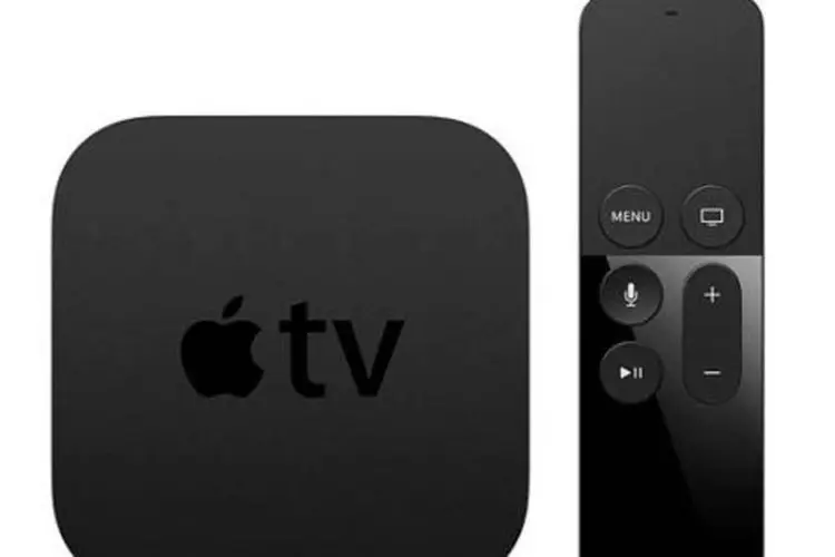 
	Apple TV: por enquanto, s&oacute; &eacute; poss&iacute;vel realizar a compra atrav&eacute;s da loja online da Apple
 (Reprodução/Apple)