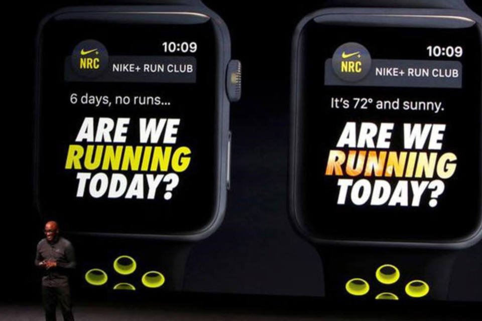 Apple aperfeiçoa marketing para relógio focando em esportes