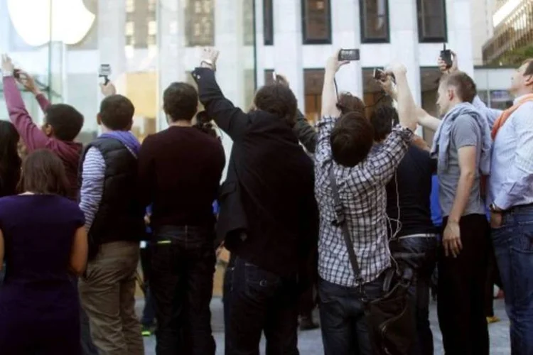 
	Loja da Apple: principal motivo para usu&aacute;rios n&atilde;o considerarem outros aparelhos &eacute; &nbsp;devido &agrave; confian&ccedil;a que t&ecirc;m na Apple e pelo fato de estarem ligados &agrave; marca, diz pesquisa
 (Getty Images)