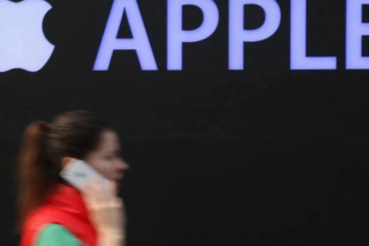 Apple: empresa lucrou 9,5 bilhões de dólares, ou 10,09 dólares por ação, no trimestre, frente a 11,6 bilhões de dólares, ou 12,30 dólares por ação, no ano anterior (Sean Gallup/Getty Images)