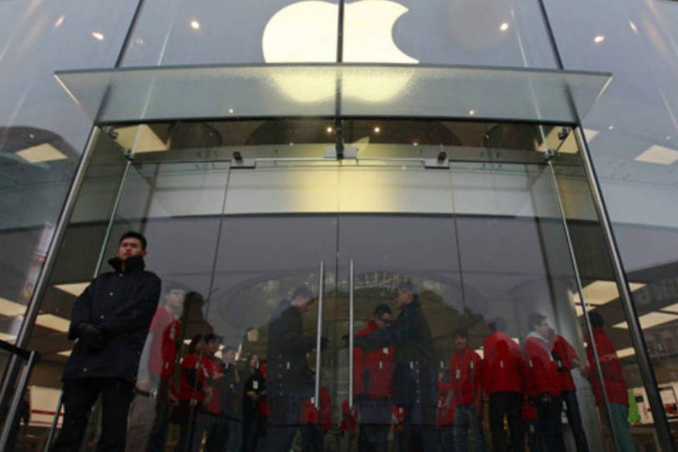 Ação da Apple chega a cair 12% após resultados fracos
